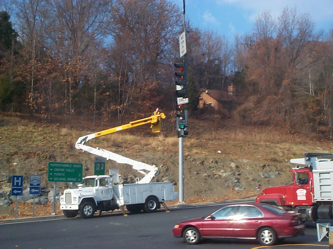 traffic signalization in Croton Falls, New York